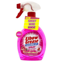 Elbow Grease Pink Washing Up Liquid Spray - 500ml