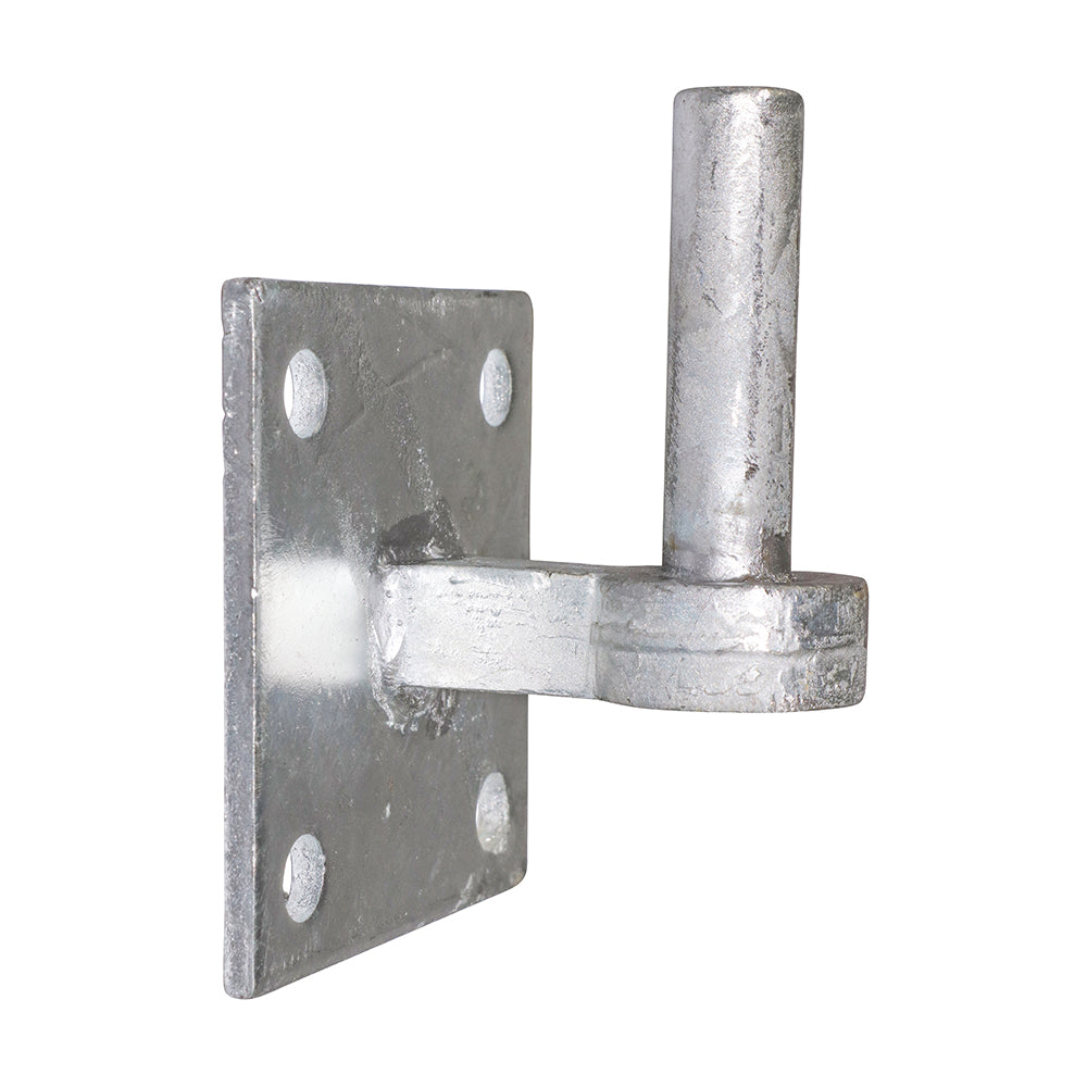 Hook on Square Plates - Hot Dipped Galvanised 19mm each