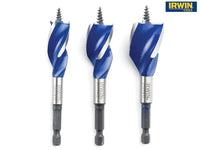 Blue Groove 6X Stubby Wood Bit Set, 3 Piece 16-25mm
