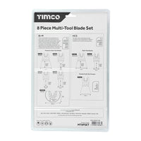 Multi-Tool Blade Sets - 8 Piece Set Mixed