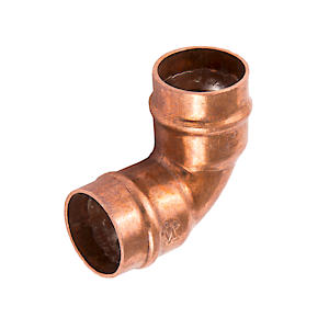 15mm Elbow Solder Ring Copper 2 Pack
