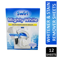 Swirl Mighty White Whitener & Stain Remover Sheets 12 Pack