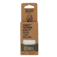 2" Two Fussy Blokes Mini Roller Sleeve's 10mm Nap Semi Smooth 4 Pack
