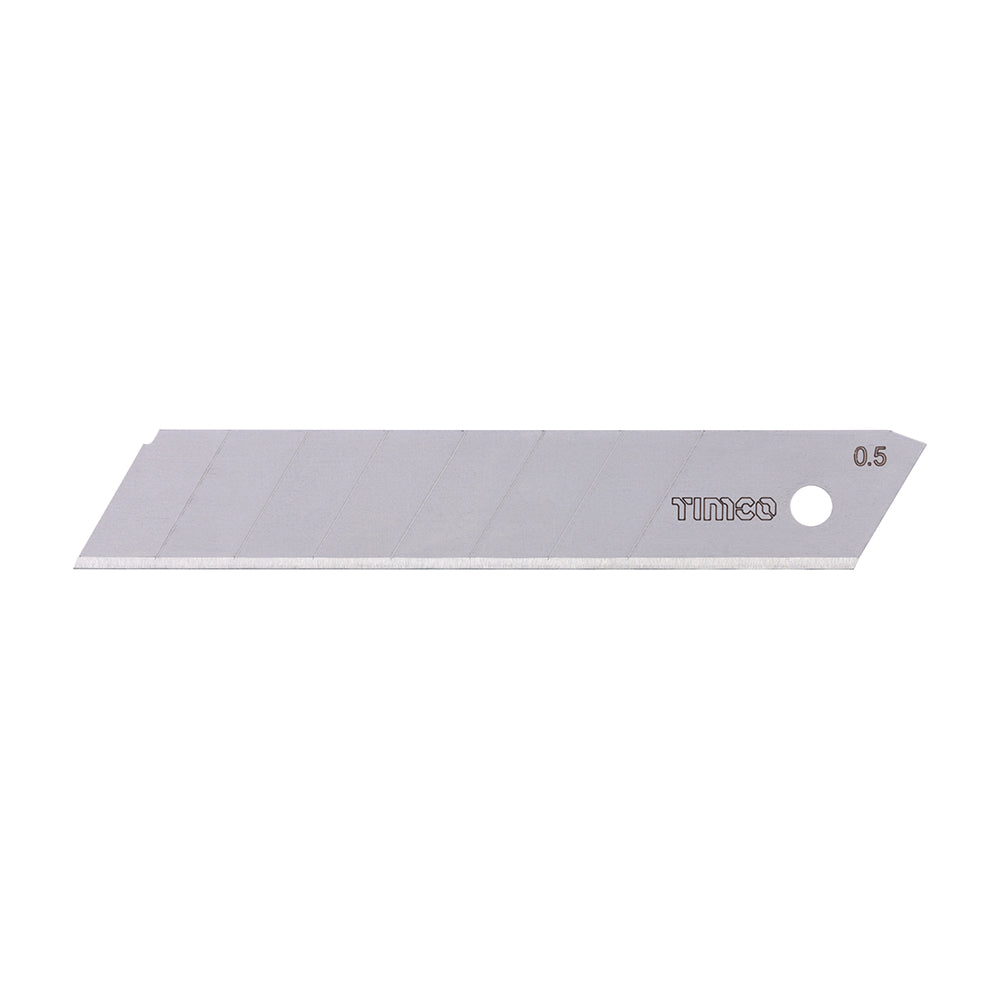 Snap Off Utility Knife Blades 100 x 18 x 0.6 Pack of 10