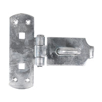 Heavy Vertical Bolt On Hasp & Staple 6"
