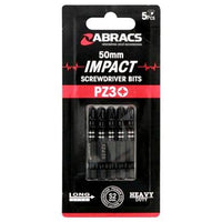 Abracs PZ3 50mm Impact Screwdriver 5 Pack