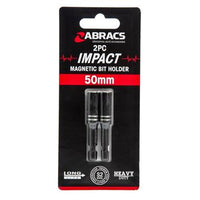 Abracs SDMBH2 Magnetic Bit Holder 50mm Pack of 2