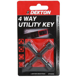 4-Way Services Utility Meter Key Dekton