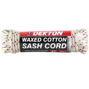 Dekton Waxed Cotton Sash Cord 6mm x 12.5m