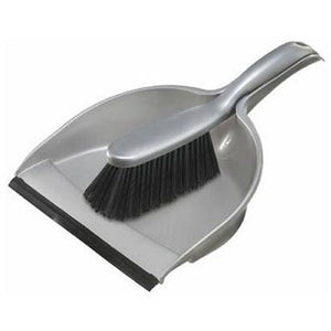 Plastic Dustpan & Brush Set