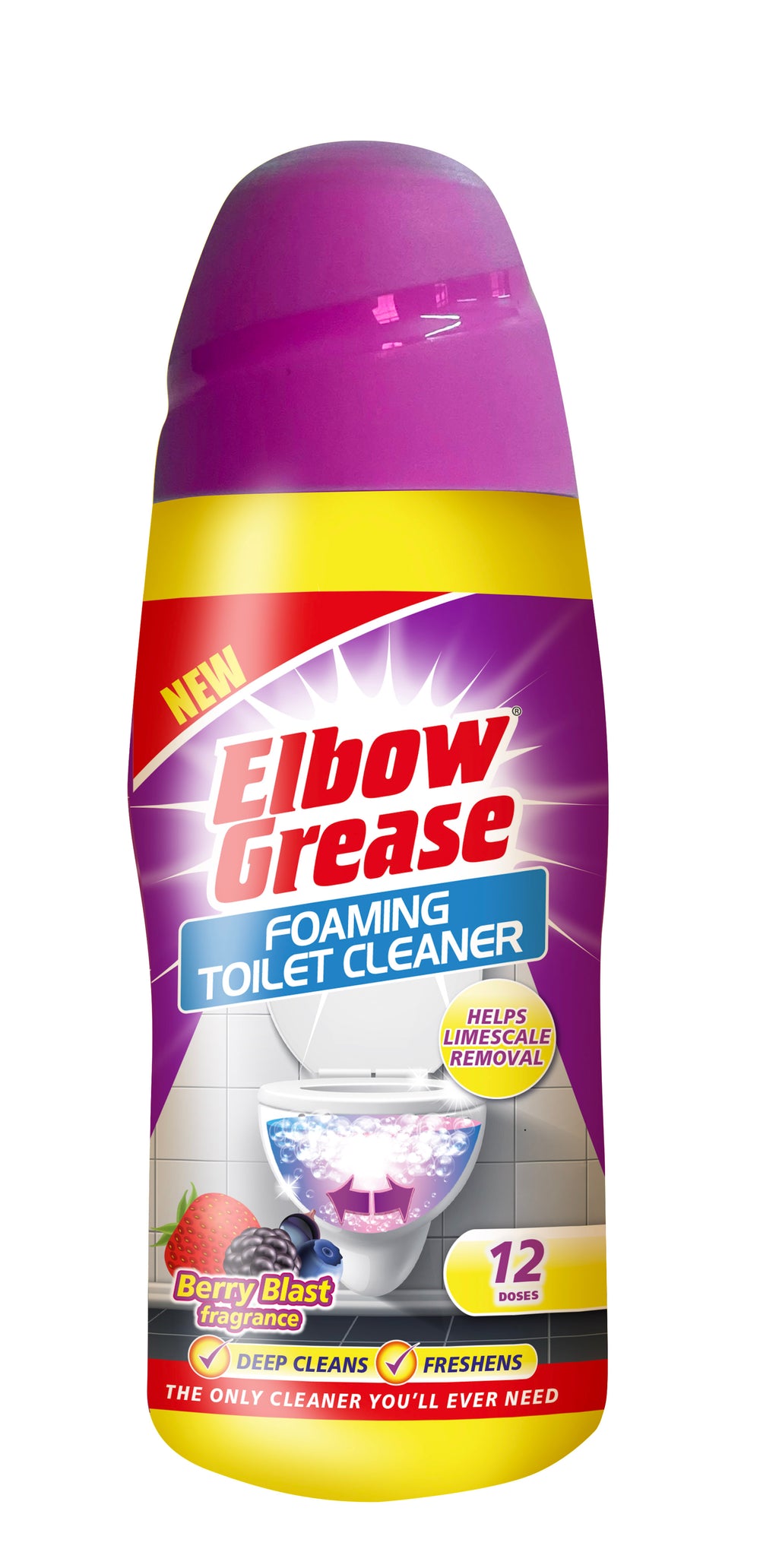 500G Elbow Grease Foaming Toilet Cleaner – Berry Blast
