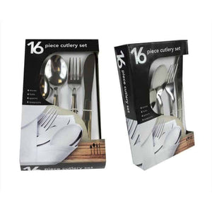 16 Piece Stainless Steel Cutlery Set