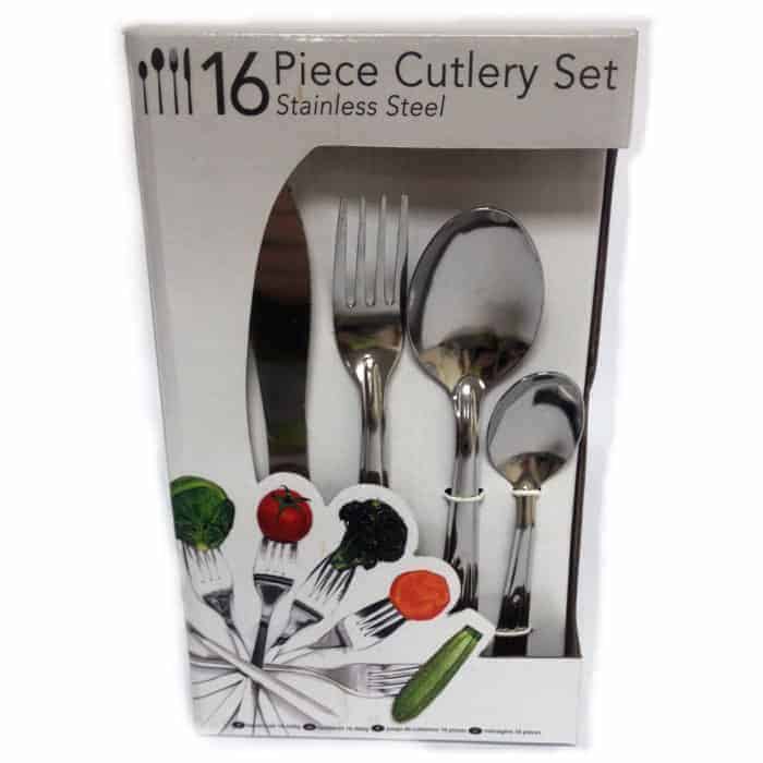 16 Piece Stainless Steel Cutlery Set