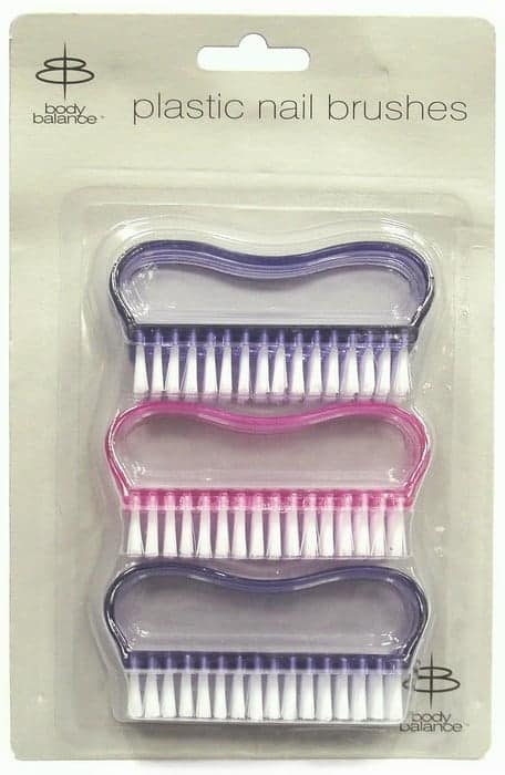 3pk Plastic Nail Brushes