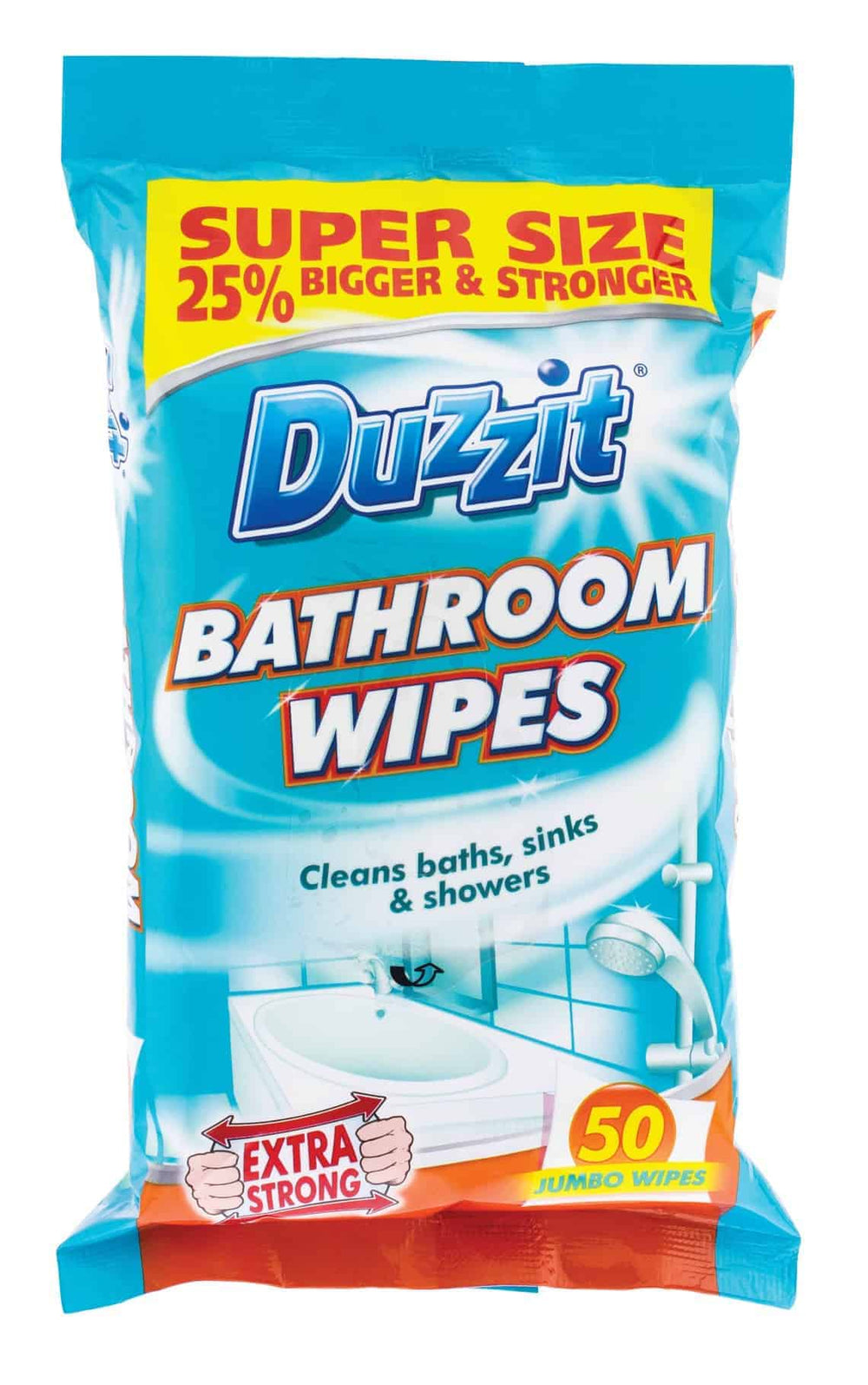 Duzzit 50pk Bathroom Wipes