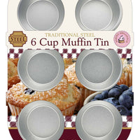 Queen Of Cakes 6 Cup Muffin Tin