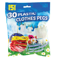 Plastic Pegs 30 Pack