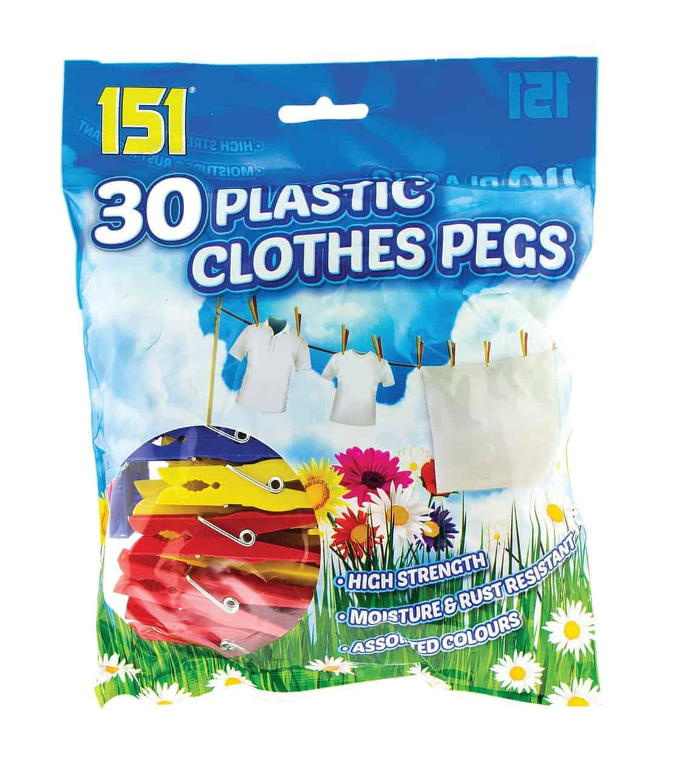Plastic Pegs 30 Pack