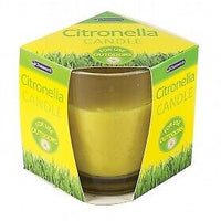 Chatsworth Outdoor Garden Citronella Glass Jar Candle