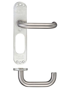 Handle 19mm Tubular Return to Door Lever on Inner Plate"