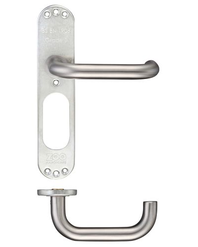 Handle 19mm Tubular Return to Door Lever on Inner Plate