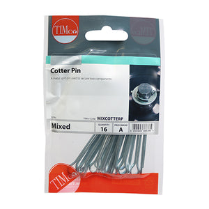 Cotter Pins Mixed Pack 16