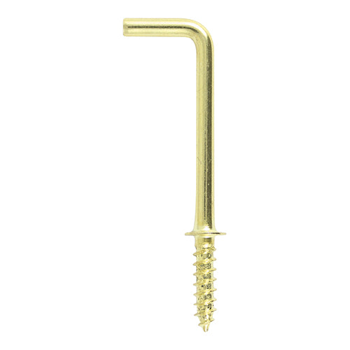 Square Cup Hook Electro Brass