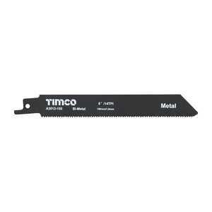 Metal Cutting - PK 5 Bi-Metal Reciprocating Saw Blades Timco