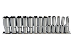 BlueSpot Deep Socket Set of 13 Metric 3/8in Square Drive