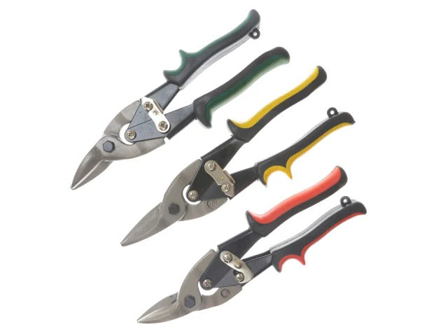 BlueSpot Aviation Tinsnips Set, 3 Piece