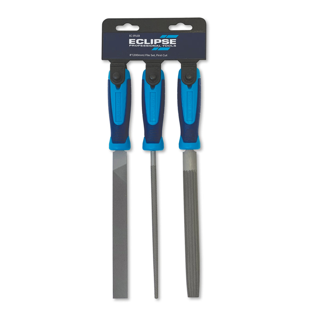 Eclipse Engineer's 3 Piece First/Bastard Cut File Set