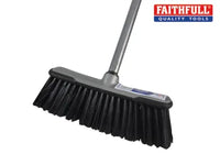 Soft Broom (Brush) with Screw On Handle 300mm (12in)
