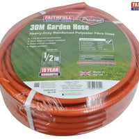 Faithfull Prestige Heavy-Duty Garden Hose 30m 12.5mm (1/2in) Diameter