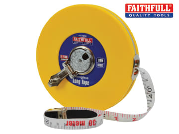 Closed ABS Fibreglass Long Tape 30m/100ft (Width 13mm)