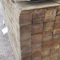 11mm x 125mm x 1.8m Green Treated Featheredge Fencing