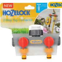 Hozelock 2-Way Tap Connector 1/2 - 1in BSP