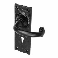 Black Lever Lock Handle
