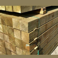 100mm x 100mm Green Treated Incised Fence Posts