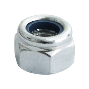 Nylon Nut - Type P - Zinc (Locking Nut)