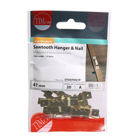 Sawtooth Hanger & Nail
