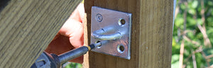 Staple on Plate - Hot Dipped Galvanised 2 inch Qty 1